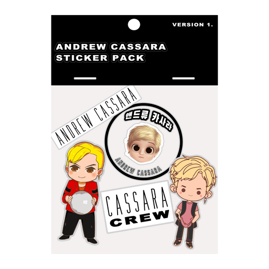 Andrew Cassara Sticker Pack